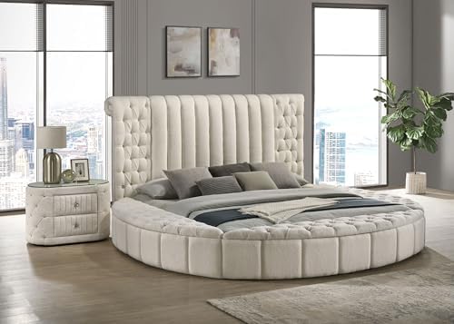 Coaster Home Furnishings Sonya Modern Classics Boucle Upholstered Queen Size ...