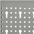 Wall-mounted Peg Boards 4-Pack, 15.7"x22.8" Steel, Versatile Tool Organization, Gray,145350,Gray