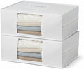 Cashmere Sweater Storage Bags | PACK OF 2 |Breathable & Washable Sweater Storage Bags | Suitable Clothes Organizer For Sweaters, Merino Wool, Scarves and more