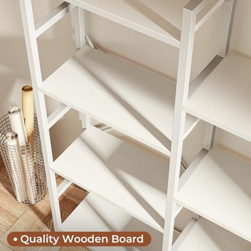 SUPERJARE Triple Bookshelf, Bookcase with 11 Open Display Shelves, Wide Book ...