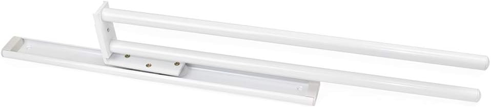 Emuca - Pull-Out Towel Rail with 2 arms, Kitchen or Bathroom Towel Rack from ...