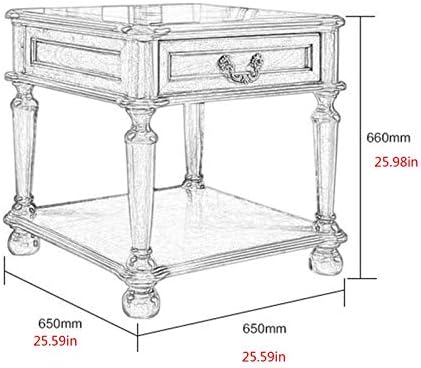Telephone Table, Living Room Solid Wood Sofa Side Table,American Telephone Si...