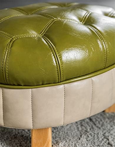 Animal Ottoman Footstool, Turtle Sofa Stool, PU Leather Upholstered Wood Otto...