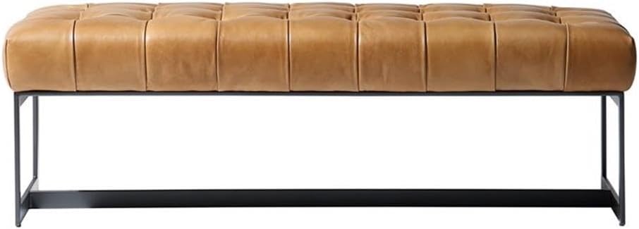 Moe's Home Collection Wyatt Leather Bench