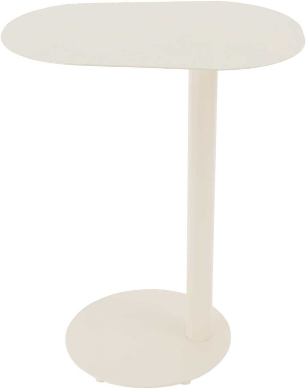 C-Shaped Side Table, Modern Metal End Table for Couch Slim Sofa Side Table Sn...