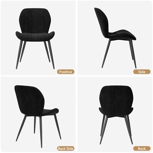 Dining Chairs Set of 2 Modern Velvet Dining Room Chairs Upholstered Dining Ch...