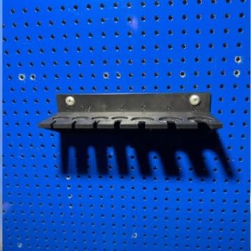 1pc Tool Rack T-Handle Hanger Screwdriver Hex Screwdriver Holder Screw Small Parts Small Additions Tool Placement Storage Rack (Black)