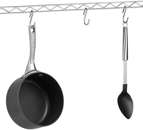 Whitmor Supreme Baker’s Rack with Food Safe Removable Wood Cutting Board - Chrome
