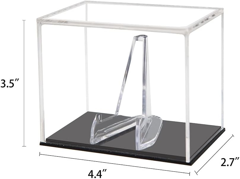 Belt Buckle Display Case Stand Holder Clear Acrylic Box Protected Cabinet Shelf Rack Protection Storage Cover Collections