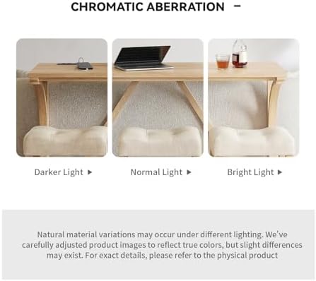 59" Dining Bar Table Set with Power Outlet, Behind Couch Sofa Table with...