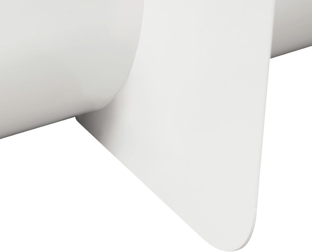T-Shaped Metal End Table, Modern Side Table Accent Tables for Living Room, Be...