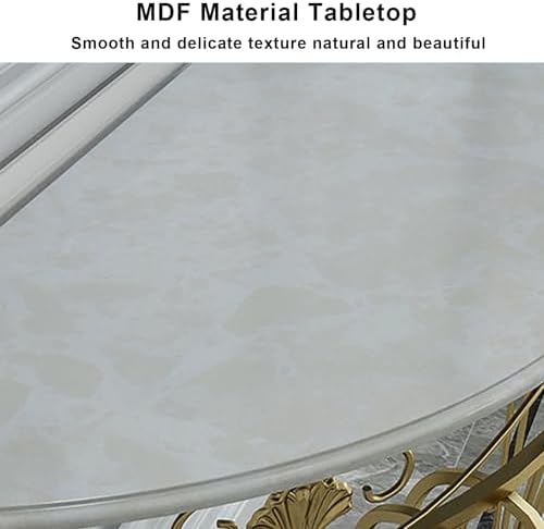 Console Table Decor Entryway Marble Scalloped Tables Behind,Half Moon Console...