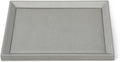 Leather Jewelry Tray, Premium Grey Organizer For Display