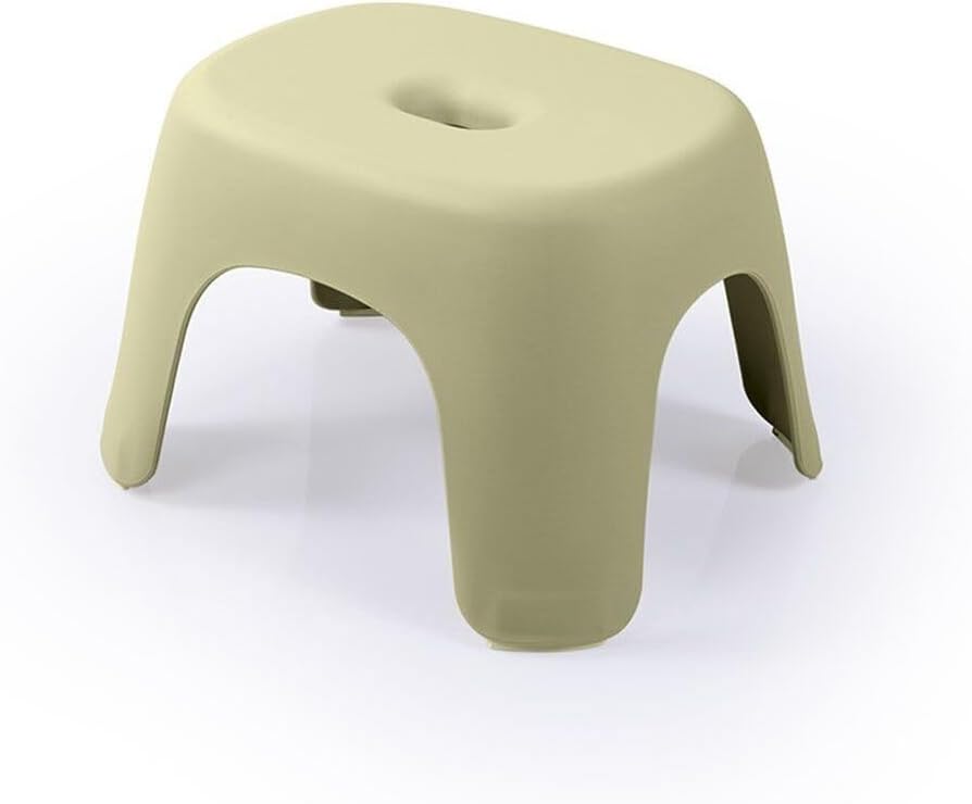 DOLU NUVE Kids Non Slip Step Stool, Plastic Toddler Bathroom Helper for Sink Toilet or Potty Training, Lightweight Portable Stool, Grey