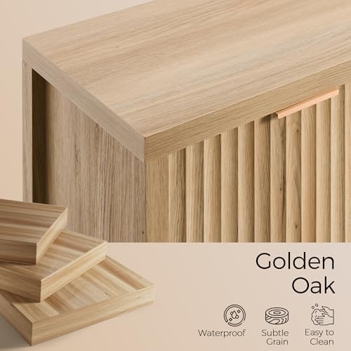 OAKHAM HOME Buffet Cabinet 56" Golden Oak