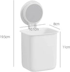 Portable Toothbrush Wall Mounted Holder Toothpaste Mouth Cup Waterproof Holder Drill-Free Bathroom Storage Shelf Rack Organizer