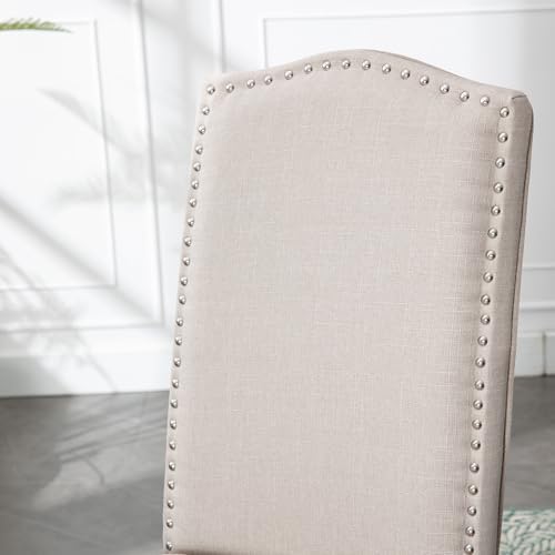 Upholstered Dining Chair Modern Parsons Stylish Kitchen Diner Set of 6