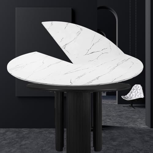 Big Foldable Round Table Tops only Extender, Large Round Folding Tabletop Ext...