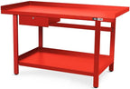 AFF 3995 Heavy-Duty Workbench, 61"" x 31"", 1 Drawer, 1,300 lb Capacity, Red