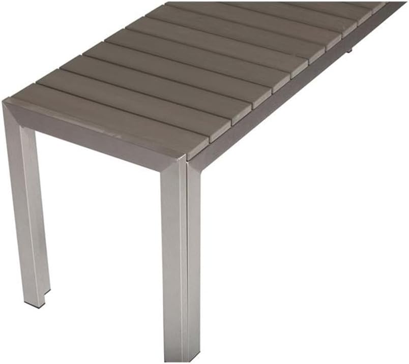 Pangea Home Breeze Bench, Grey