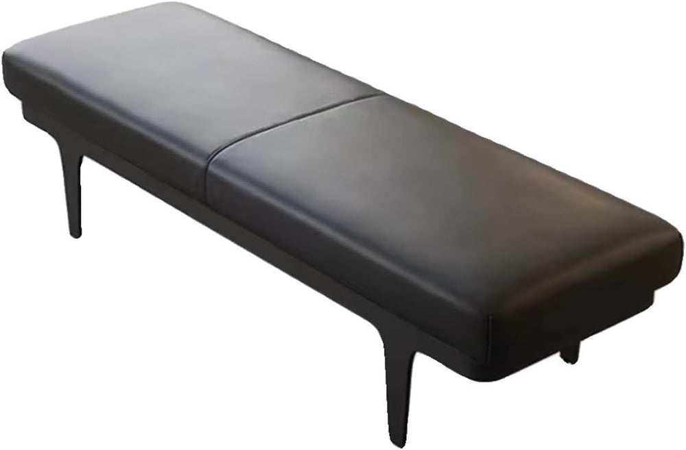 Modern PU Leather Upholstered Bedroom Bench, Padded Entryway, End of Bed with...