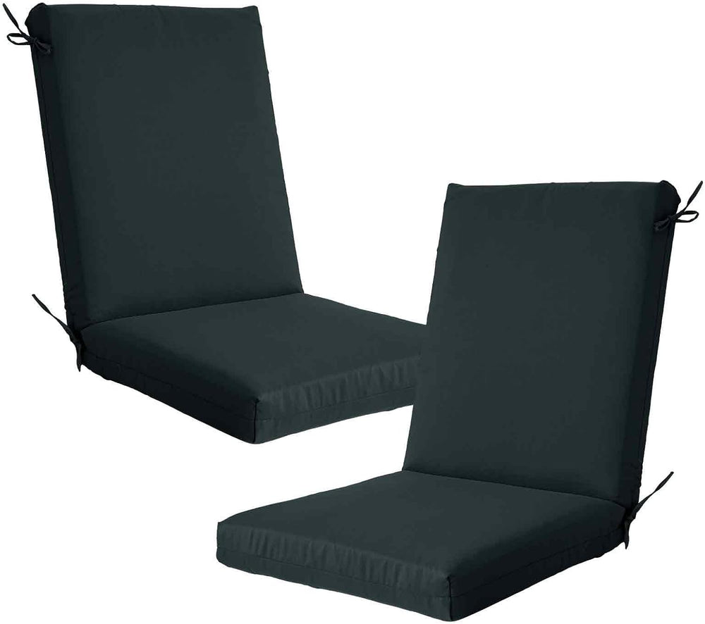 Outdoor Dining Chair Cushion 20x20Inch,2 Pack Water&Fade Resistant Patio ...