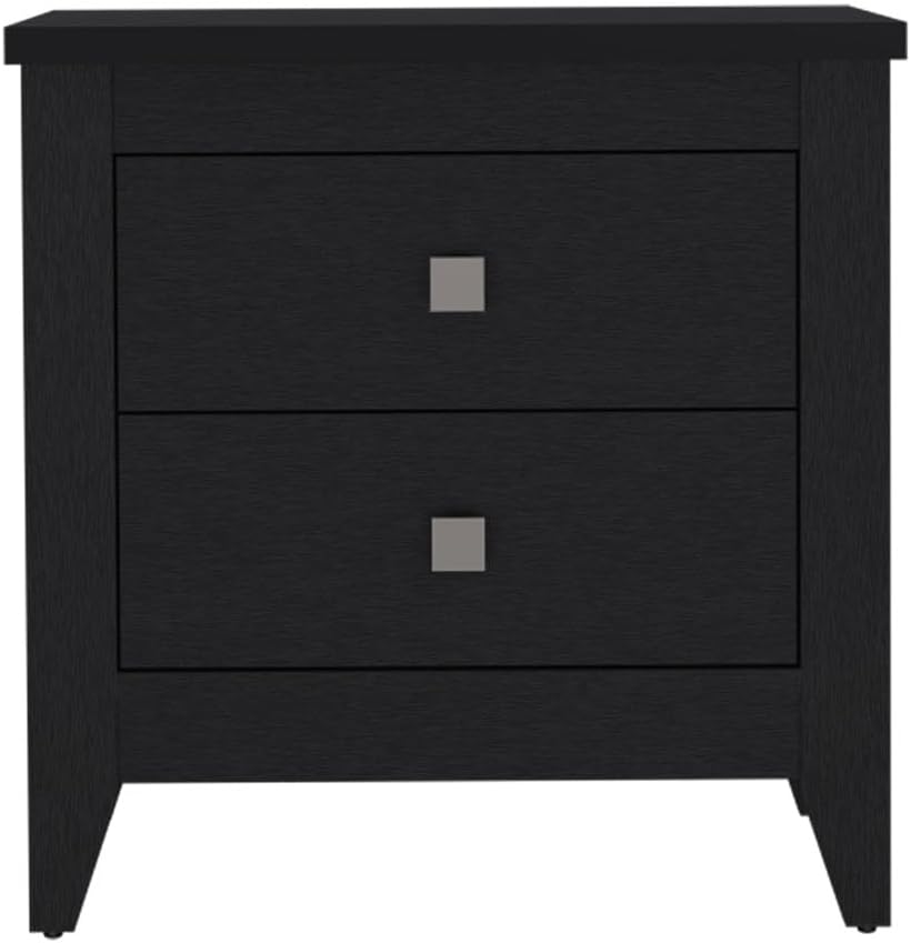 Nightstand More, Two Shelves, Four Legs,for Small Spaces