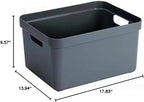 Sunware Sigma Home Storage Box, Anthracite, 32 Litre