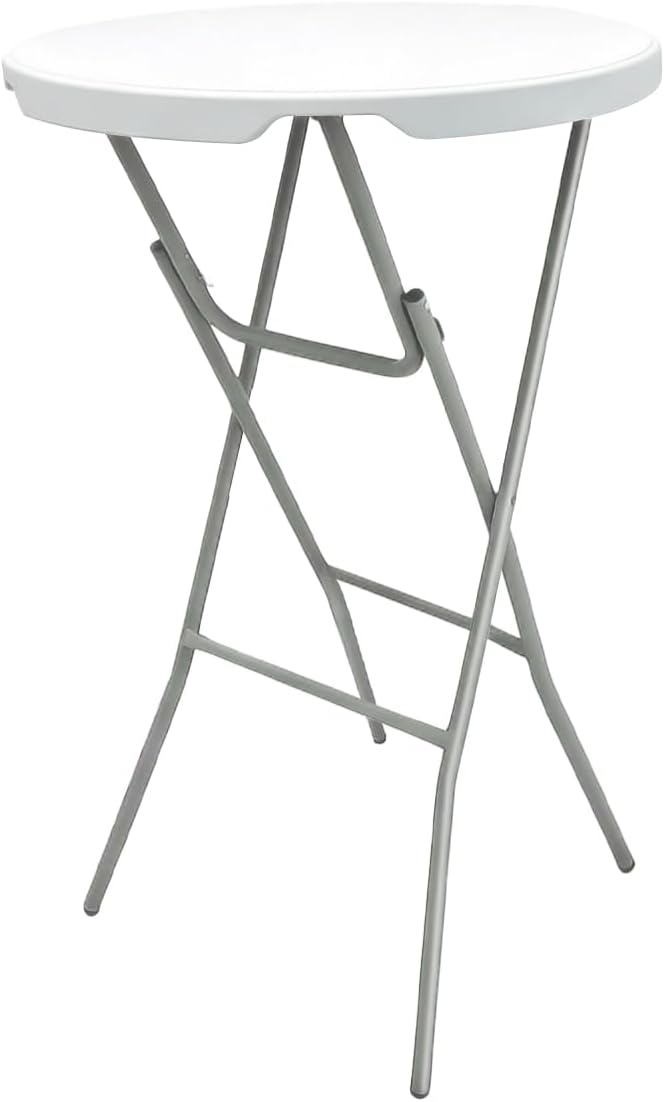 28in Cocktail Table, no Assembly Required, High Top Folding Table | Foldable ...