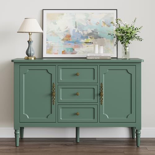 RoyalCraft Buffet Cabinet with 2 Doors & 3 Drawers, Vintage Sideboard wit...