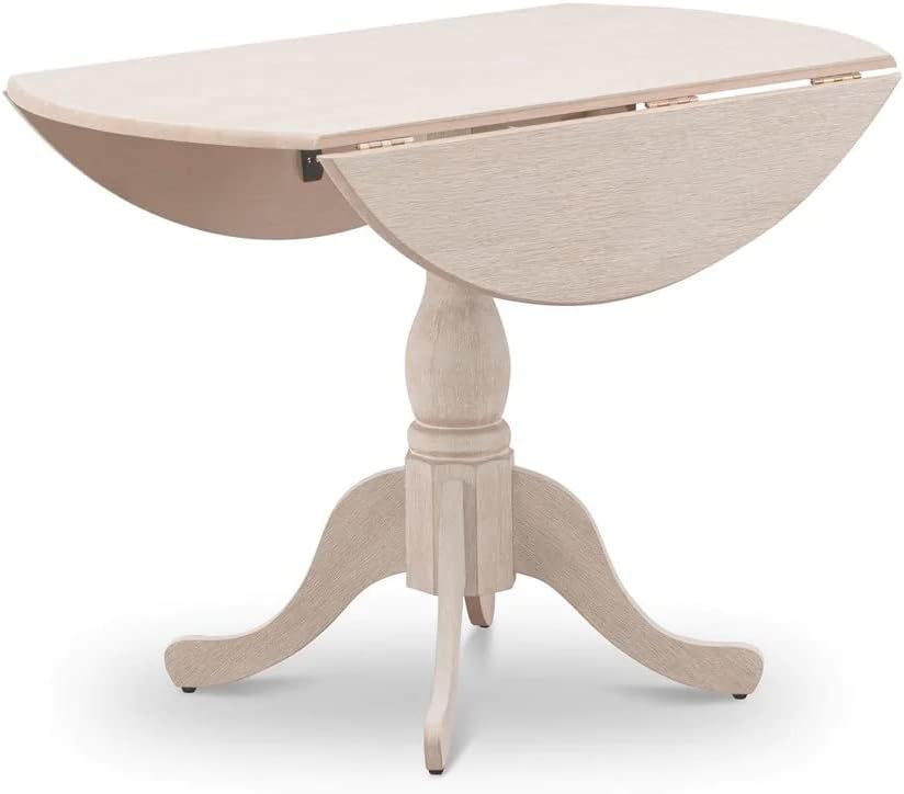 East West Furniture DMT-ABC-TP Dublin Kitchen Dining Table - a Round Wooden T...