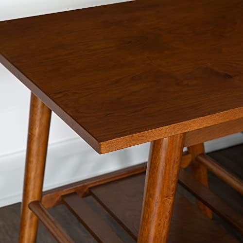 Linon Melissa Mid-Century Walnut End Table