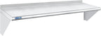 HARDURA Stainless Steel Shelf 14" x 72", 352lb Commercial Shelves Wall Mount Metal Shelving with Backsplash and Brackets for Kitchen, Restaurant, Laundry Room and Home