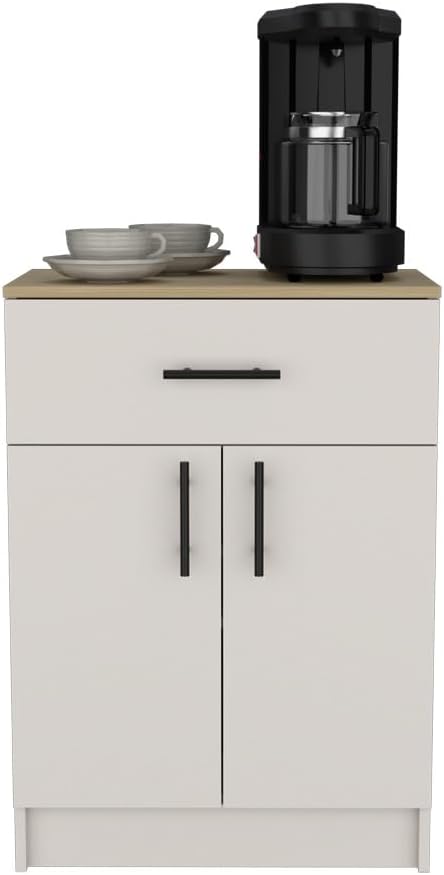 Mid-Century Pantry Cabinet, Saving Space Storage Cabinet for Kitchen Entryway...