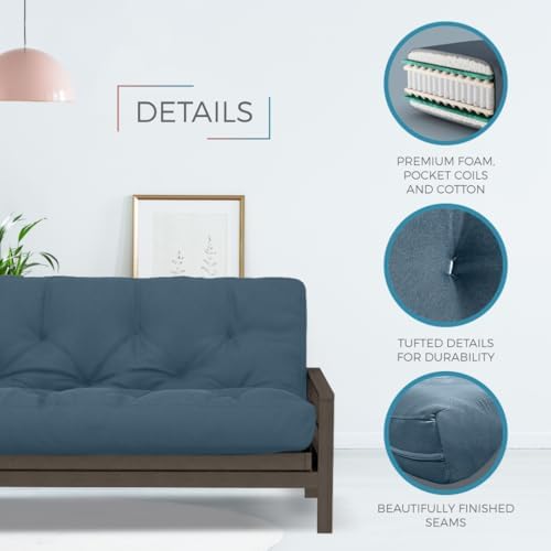 Royal Sleep Products by The Futon Factory | 10 inch Pocket Coil Futon Mattres...