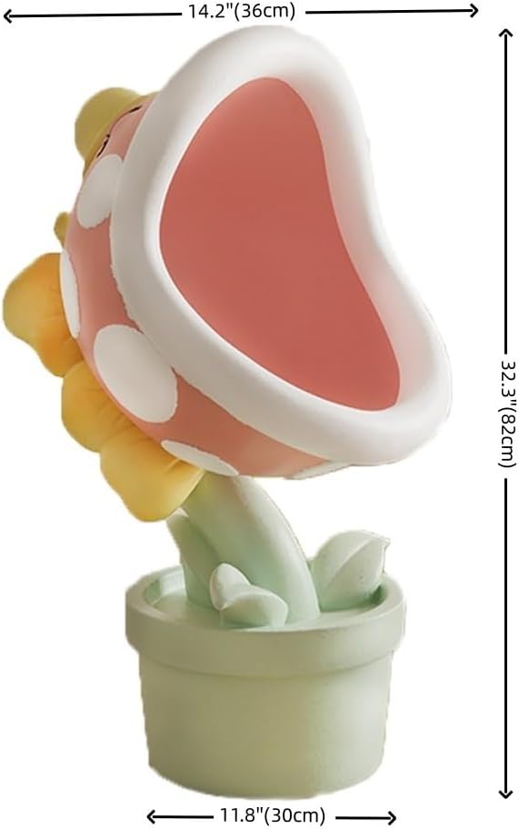 Modern Creative Side Table, Cute Snack Rack, Big-Mouthed Flower Decoration, F...