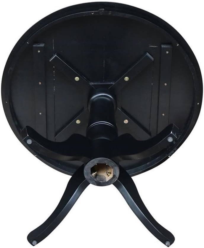 International Concepts 36" Round Dining Table in Black