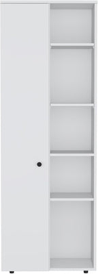Pantry Storage Cabinet with Five Interior and Exterior Shelves, Kitchen Sideboard Cupboard Furniture,for Kitchen Home