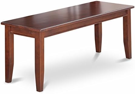 East West Furniture DUNO6D-MAH-W 6-Pc Modern Dining Table Set - a Rectangular...