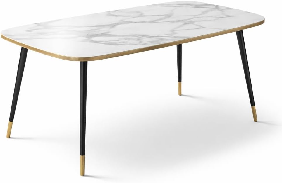 HIPIHOM 47.2''Dining Table Set for 4, Modern Rectangular Dining Table...