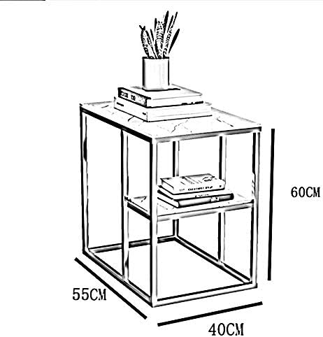 Telephone Table, Sofa Side Table Telephone Table Corner Table 2 Tier Storage ...
