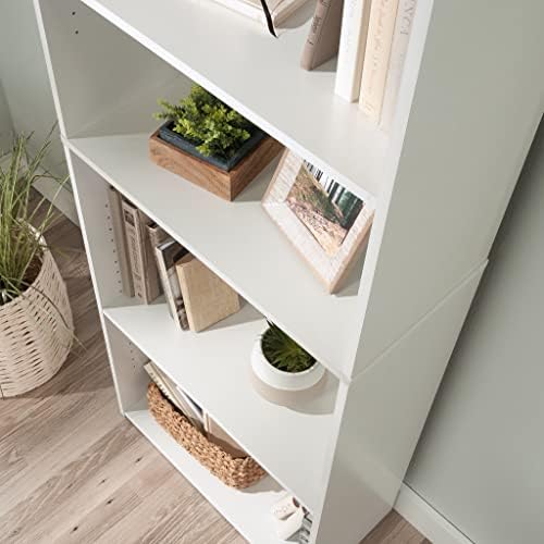 Sauder Beginnings 5-Shelf Bookcase, Bookshelf with Adjustable Storage Shelves...