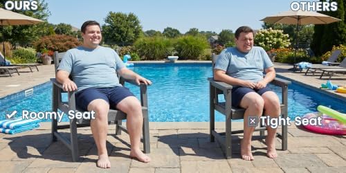 Ayge 9-Piece Outdoor Dining Set – HDPE Patio Furniture for 8 with 2" Hol...