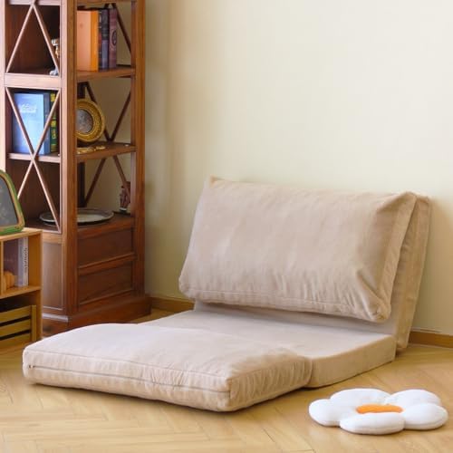 N&V Folding Matress Sofa Bean Bag Bed, Foam Filling Folding Matress Sofa,...