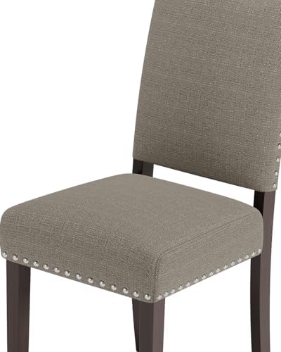 Upholstered Dining Chairs Set of 6 with Thickened Seat Cushion