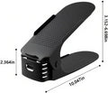 Folding Shoe Racks,Shoe Organizer for Bathroom or Bedroom,Space-Saving Shoe Holder,Black
