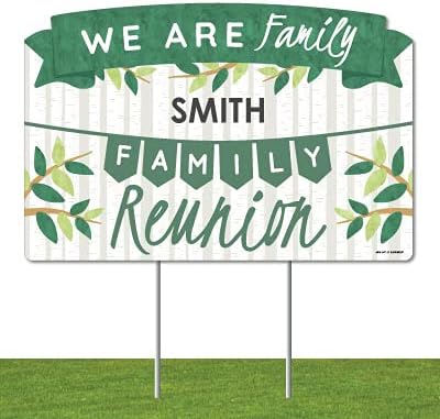 Big Dot of Happiness Personalized Family Tree Reunion - Family Gathering Part...