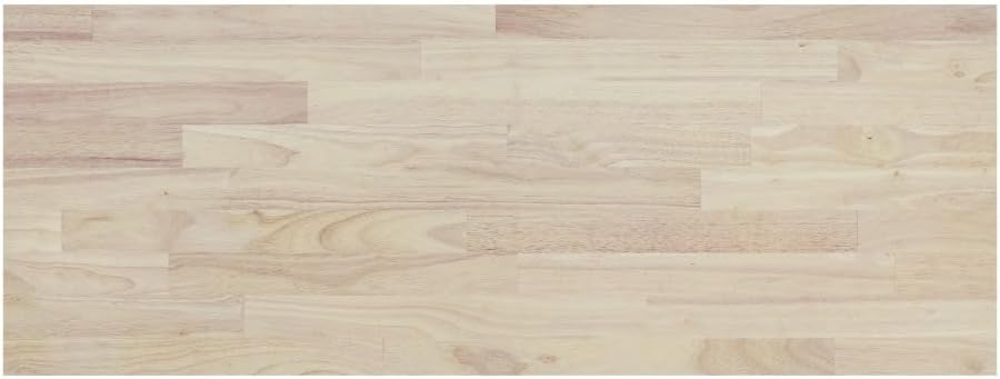 Kitchen Island with Rubberwood Top, Cabinet, 5 Drawers and Wheels, White | Ro...