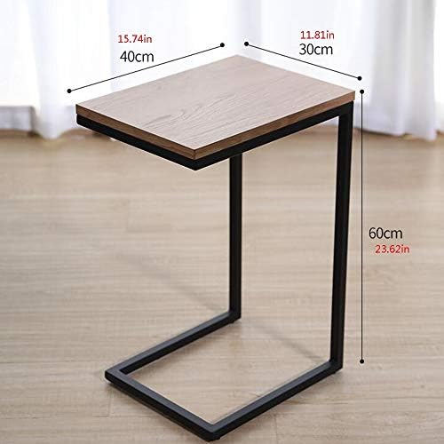 Telephone Table, C-Shaped Sofa Side Table,Nightstand,Living Room Telephone Ta...