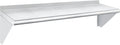 HARDURA Stainless Steel Shelf 12" x 60", 290lb Commercial Shelves Wall Mount Metal Shelving with Backsplash and Brackets for Kitchen, Restaurant, Laundry Room and Home